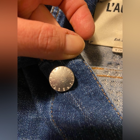 L'agence Zuma Cropped Jacket With Studded Star in Authentique Size Small - Picture 9 of 10